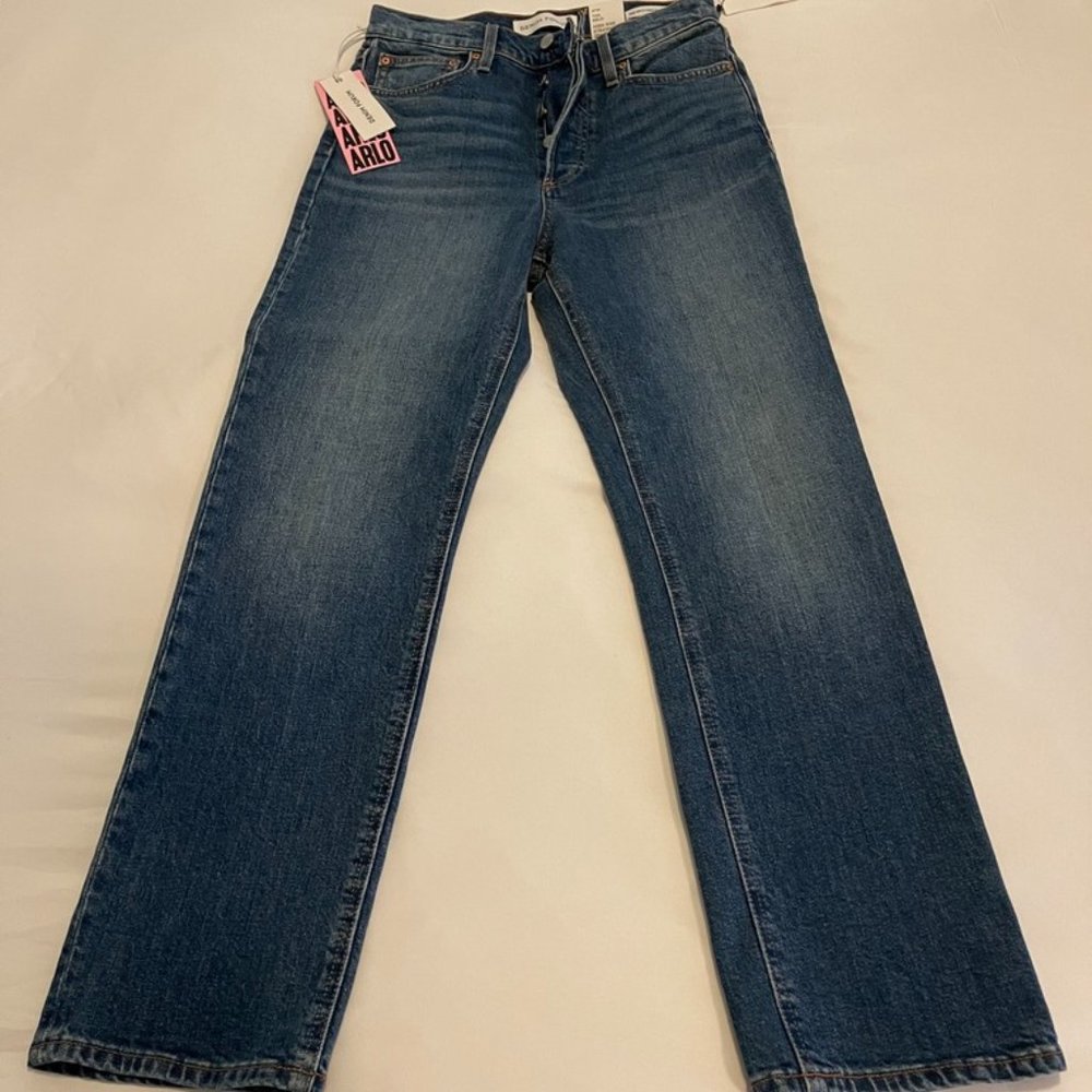 Arlo High Rise Straight Denim Forum Jeans